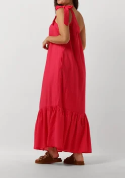 roze co'couture maxi jurk callum asym dress