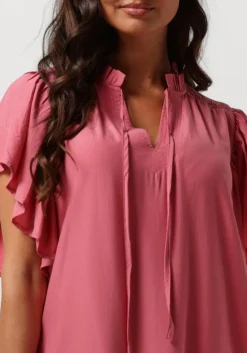 roze co'couture mini jurk tora frill dress