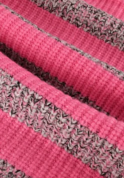 roze co'couture trui row melange stripe knit