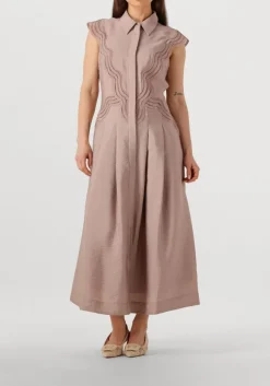roze copenhagen muse midi jurk cole dress
