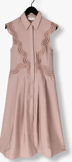 roze copenhagen muse midi jurk cole dress