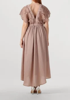 roze copenhagen muse midi jurk cole dress