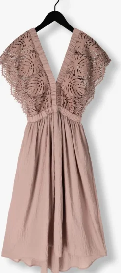 roze copenhagen muse midi jurk cole dress