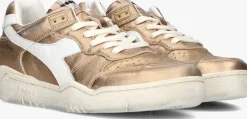 roze diadora heritage lage sneakers b.560 metal wn