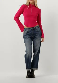 roze gestuz trui yasmiagz zipper pullover