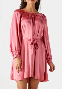 roze greek archaic kori mini jurk 130802