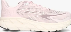 roze hoka sneakers clifton ls