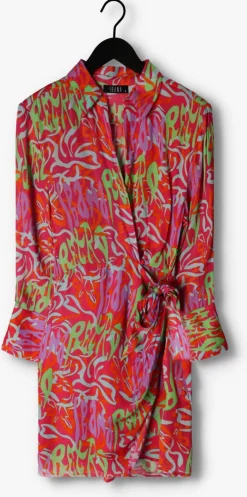 roze ibana mini jurk delton