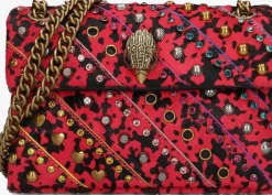 roze kurt geiger london schoudertas leather mini kensington l