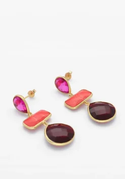 roze lott. gioielli sieraad qu framed shapes w/ round