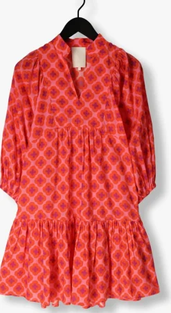 roze notre-v mini jurk nv-danic short dress