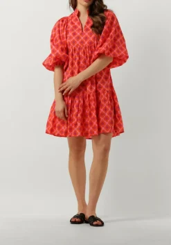 roze notre-v mini jurk nv-danic short dress