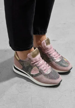 roze philippe model lage sneakers trpx camo