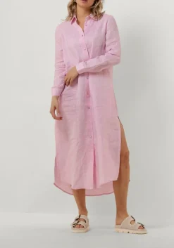 roze resort finest maxi jurk shirt dress