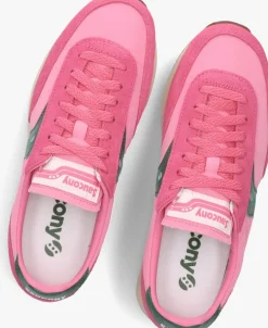 roze saucony lage sneakers trainer 80