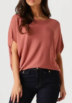 roze summum top oversized knitted top viscose blend knit