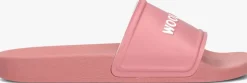 roze woolrich badslippers slide sandal dames