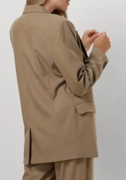 taupe aaiko blazer amanda twill vis 350