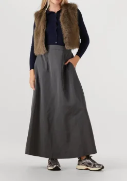 taupe aimee the label gilet isla