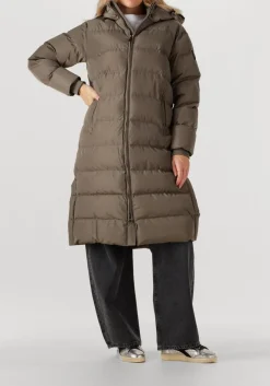 taupe airforce gewatteerde jas grace jacket