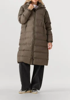 taupe airforce gewatteerde jas grace jacket