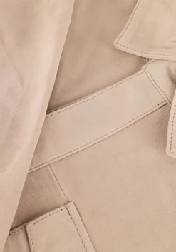 taupe alter ego leren jas robert