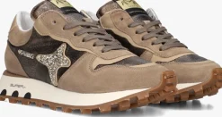 taupe ama brand deluxe lage sneakers s.run w