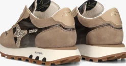 taupe ama brand deluxe lage sneakers s.run w