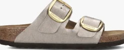 taupe birkenstock slippers arizona birkoflor