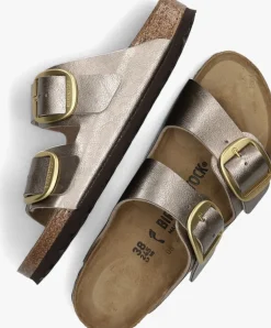 taupe birkenstock slippers arizona birkoflor