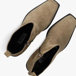 taupe blasz enkellaarsjes 14