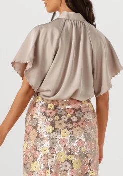 taupe bruuns bazaar blouses wendi blouse