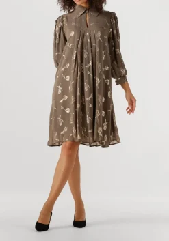 taupe bruuns bazaar mini jurk bbtammi dress