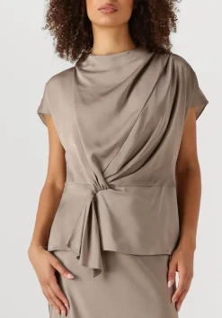 taupe bruuns bazaar top bbtinja blouse