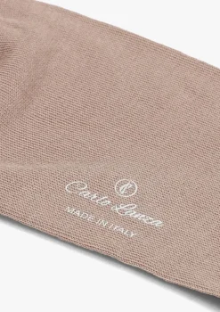 taupe carlo lanza sokken 100 classico