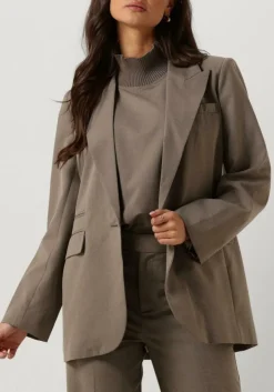 taupe co'couture blazer vidacc single oversize blazer