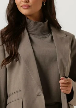 taupe co'couture blazer vidacc single oversize blazer