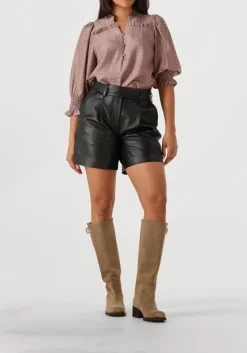 taupe co'couture blouses charliecc frill ss shirt