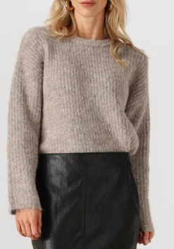 taupe co'couture trui charlie knit