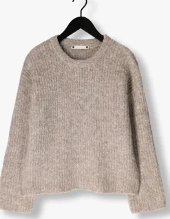 taupe co'couture trui charlie knit