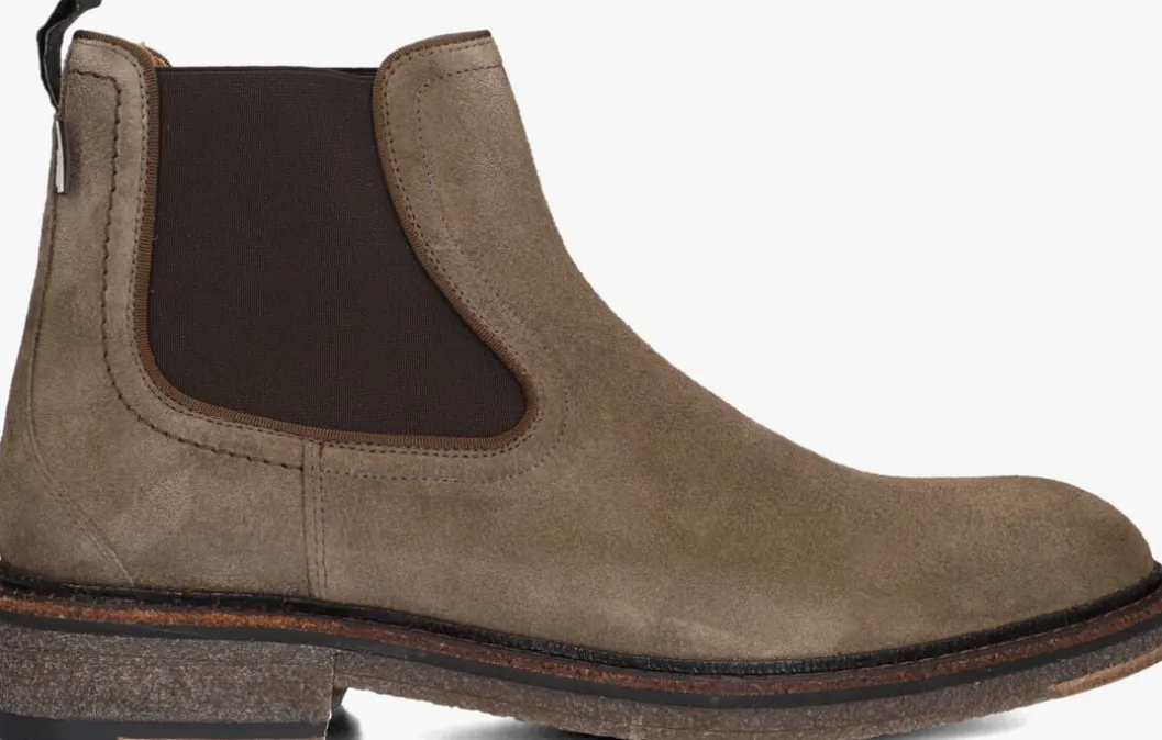 taupe floris van bommel chelsea boots sfm-60051 de tanker