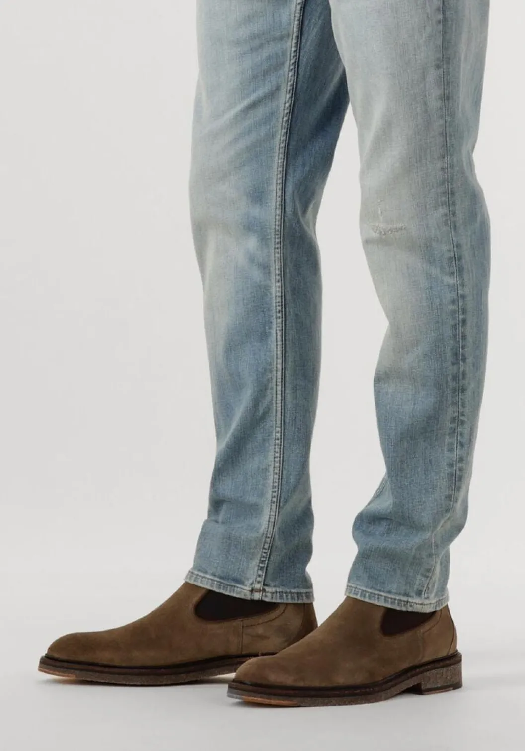 taupe floris van bommel chelsea boots sfm-60051 de tanker