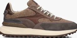 taupe floris van bommel lage sneakers sfm-10152 noppi