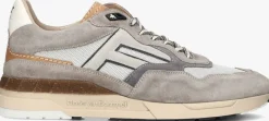 taupe floris van bommel lage sneakers sfm-10153 de runner