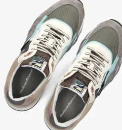 taupe floris van bommel lage sneakers sfm-10136 de zager