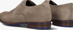 taupe floris van bommel nette schoenen sfm-30462 de stapper