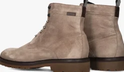 taupe floris van bommel veterboots sfm-80033 sturdi