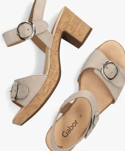 taupe gabor sandalen 764.1
