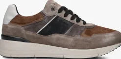 taupe greve lage sneakers walker h