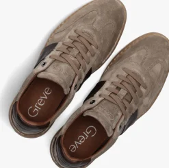 taupe greve lage sneakers wave 2223